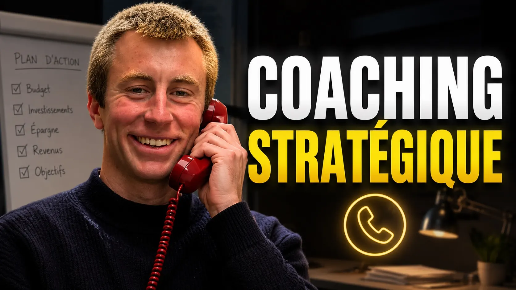 Session de coaching stratégique en visio avec Julien